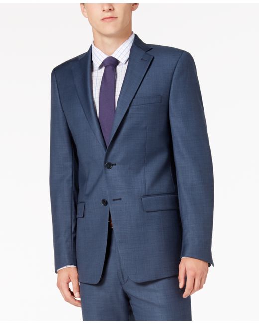 Calvin Klein Solid Classic-Fit Suit Jackets