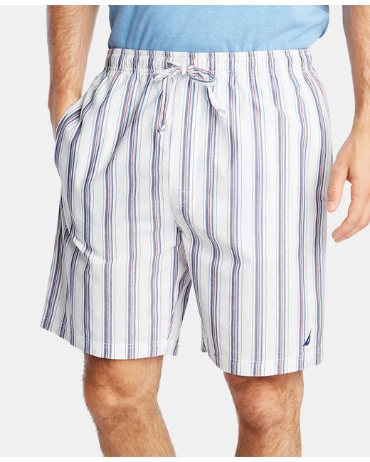 Nautica Cotton Striped Pajama Shorts