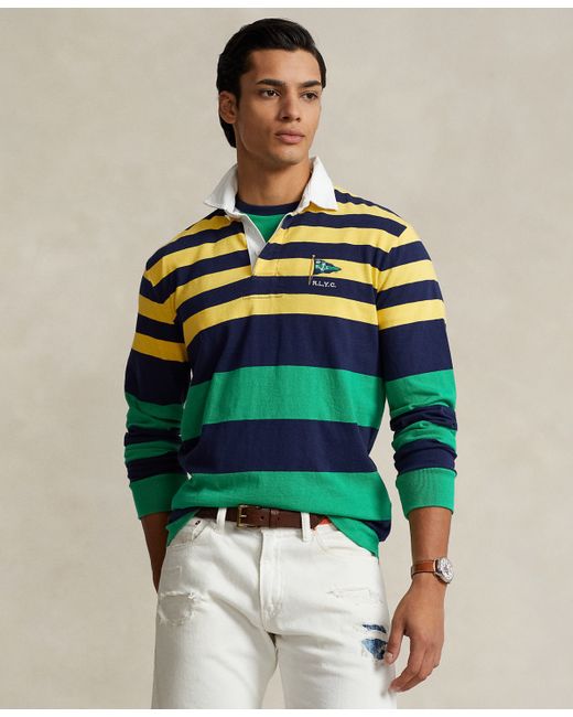 Polo Ralph Lauren Classic-Fit Striped Jersey Rugby Shirt