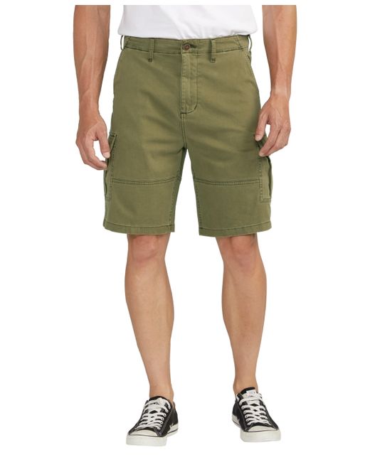 Silver Jeans Co. . Essential Twill Cargo 10 Shorts