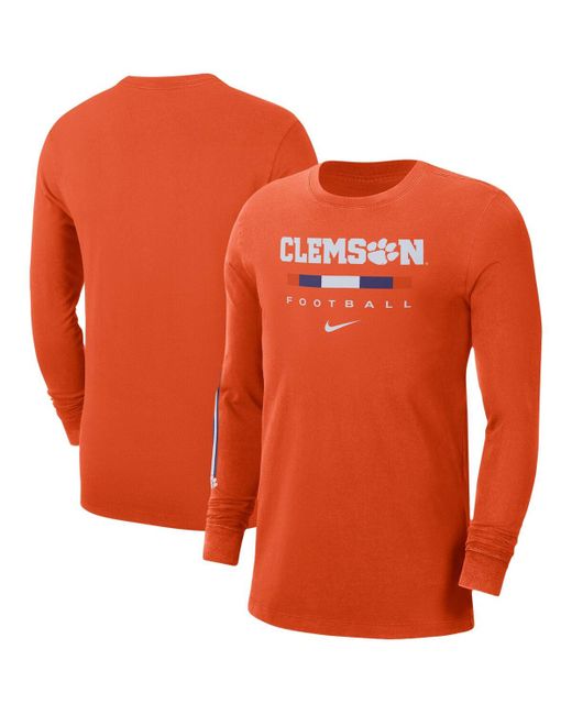 Nike Clemson Tigers Word Long Sleeve T-shirt