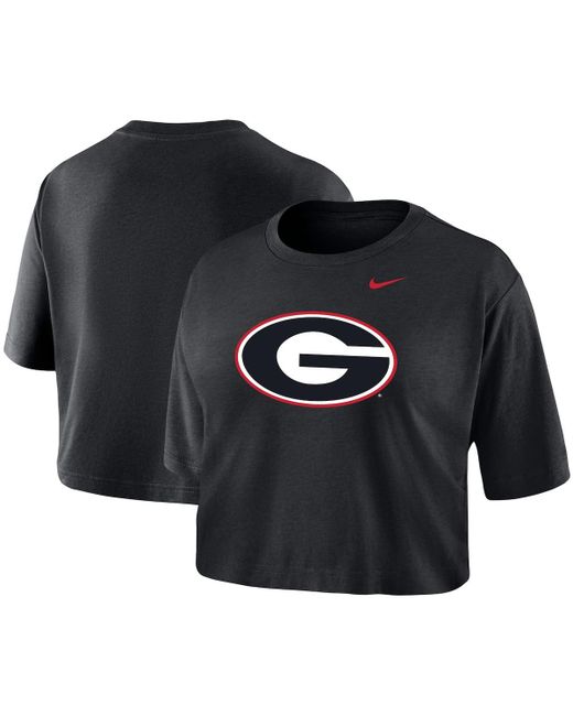Nike Georgia Bulldogs Cropped Performance T-shirt