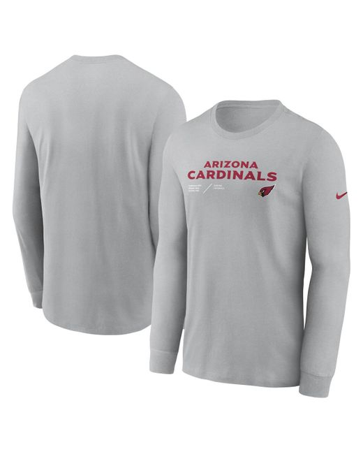 Nike Arizona Cardinals Sideline Infograph Lock Up Performance Long Sleeve T-shirt