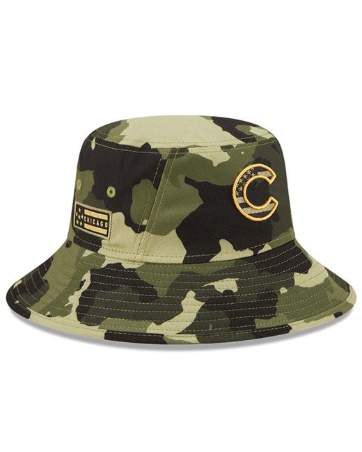 New Era Chicago Cubs 2022 Armed Forces Day Bucket Hat