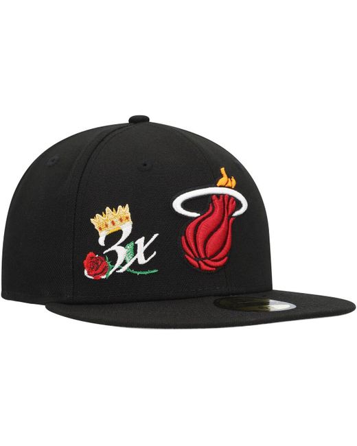 New Era Miami Heat Crown Champs 59FIFTY Fitted Hat