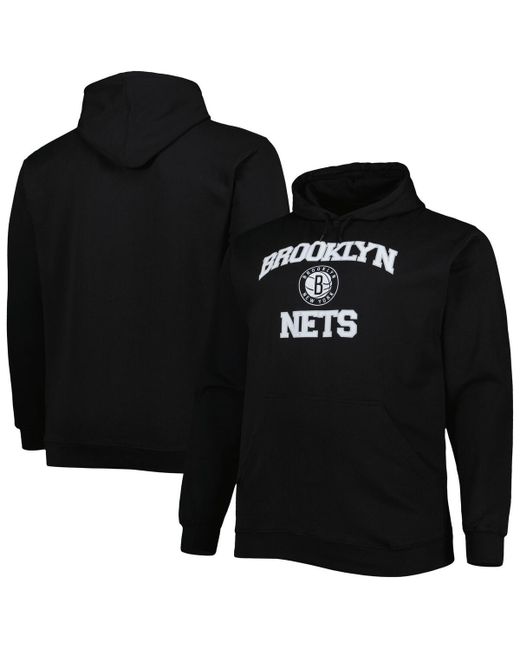 Profile Brooklyn Nets Big and Tall Heart Soul Pullover Hoodie