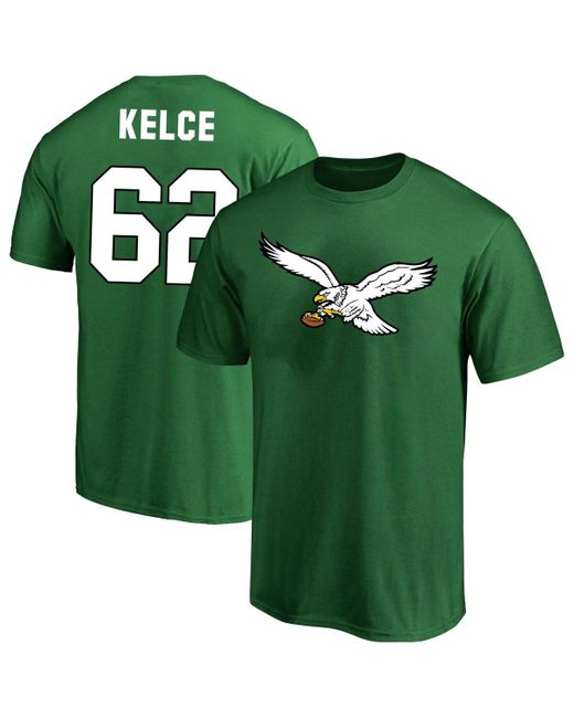 Fanatics Jason Kelce Philadelphia Eagles Big and Tall Throwback Player Name Number T-shirt