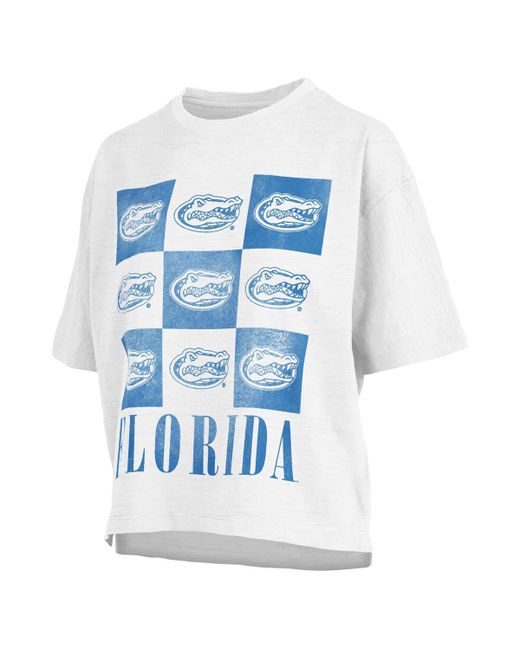 Pressbox Distressed Florida Gators Motley Crew Andy Waist Length Oversized T-shirt