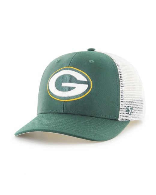 '47 Brand 47 Brand and White Bay Packers Trophy Trucker Flex Hat