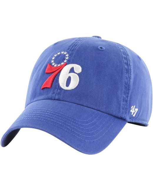 '47 Brand 47 Brand Philadelphia 76ers Alternate Logo Classic Franchise Fitted Hat