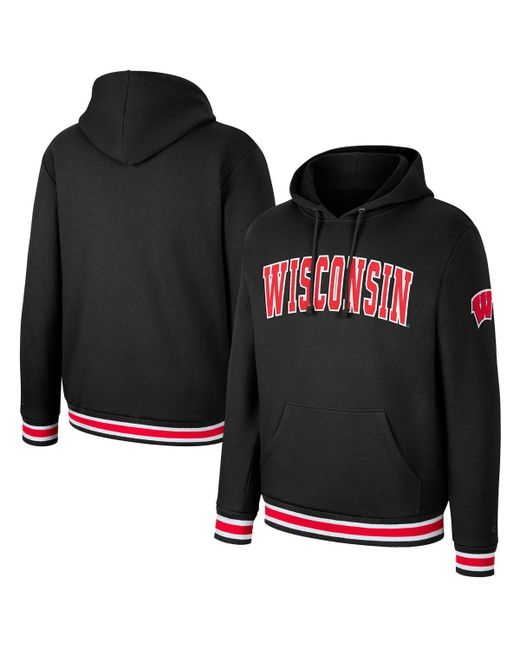 Colosseum Wisconsin Badgers Varsity Arch Pullover Hoodie