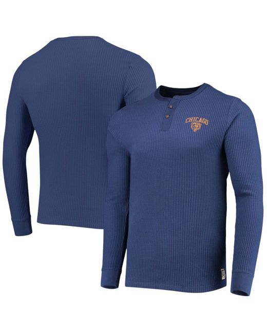 Junk Food Chicago Bears Thermal Henley Long Sleeve T-shirt
