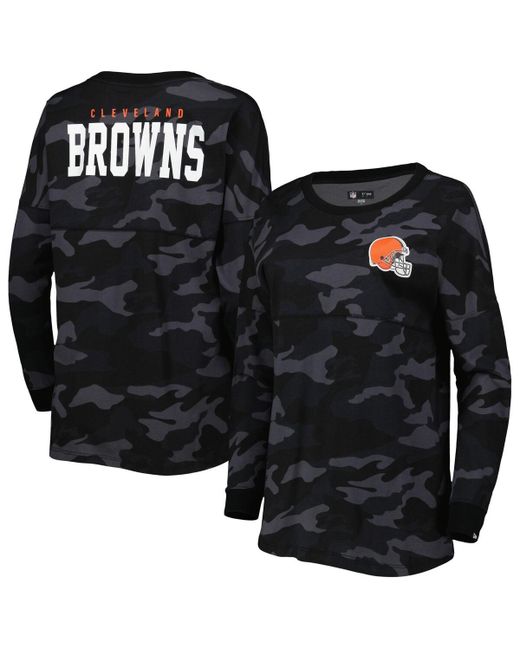 New Era Cleveland Browns Camo Long Sleeve T-shirt