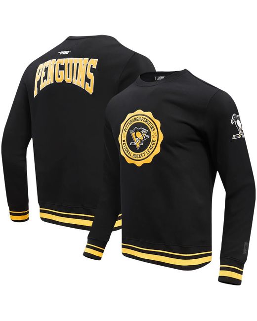 Pro Standard Pittsburgh Penguins Crest Emblem Pullover Sweatshirt