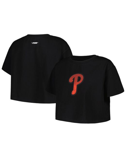 Pro Standard Philadelphia Phillies Painted Sky Boxy Cropped T-shirt