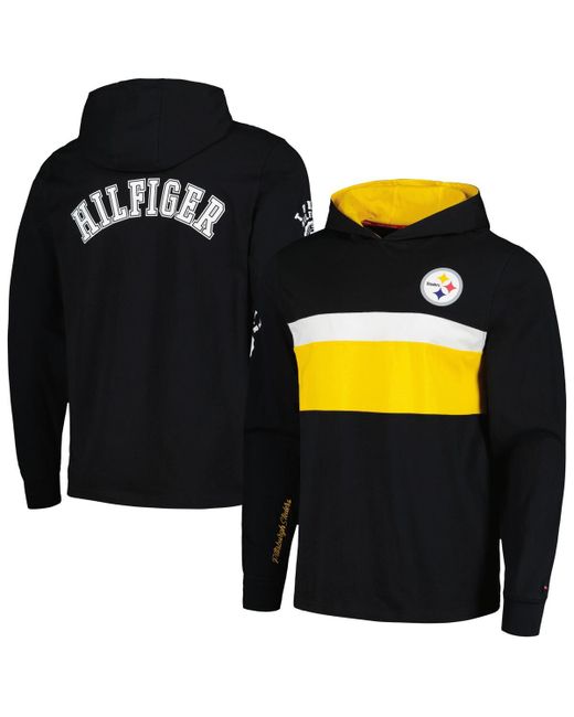 Tommy Hilfiger Pittsburgh Steelers Morgan Long Sleeve Hoodie T-shirt
