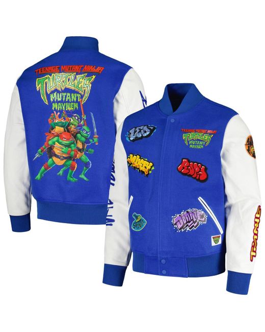 Freeze Max Teenage Mutant Ninja Turtles Turtle Power Varsity Full-Snap Jacket