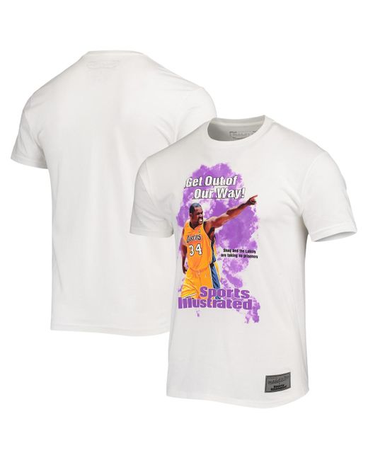 Mitchell & Ness x Sports Illustrated Shaquille ONeal Los Angeles Lakers Player T-shirt