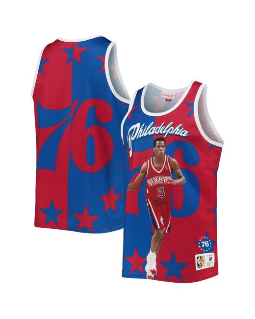 Mitchell & Ness Allen Iverson and Philadelphia 76ers Sublimated Player Tank Top
