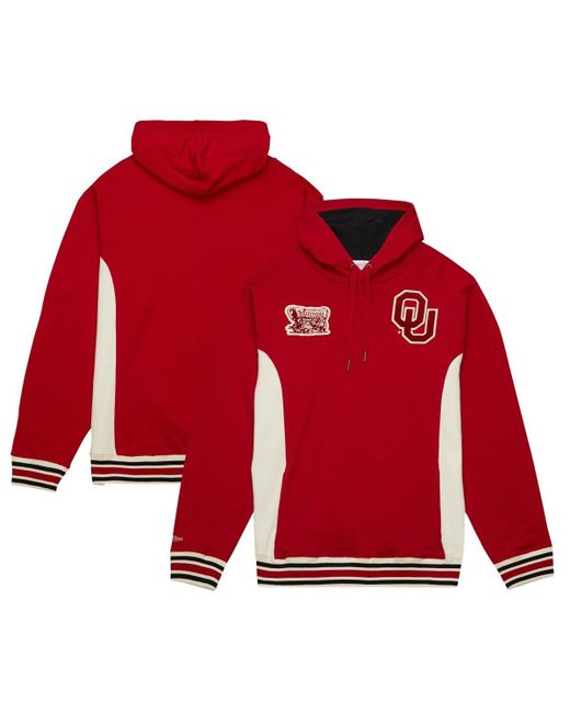 Mitchell & Ness Oklahoma Sooners Team Legacy French Terry Pullover Hoodie