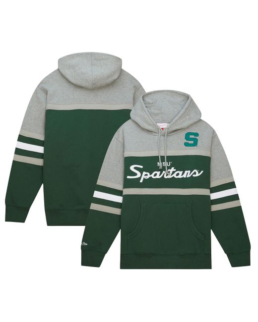Mitchell & Ness Michigan State Spartans Head Coach Pullover Hoodie
