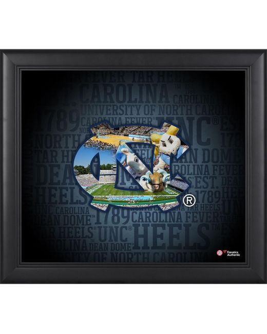Fanatics Authentic North Carolina Tar Heels Framed 15 x 17 Team Heritage Collage