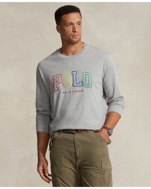 Polo Ralph Lauren Big Tall Long-Sleeve Logo T-Shirt