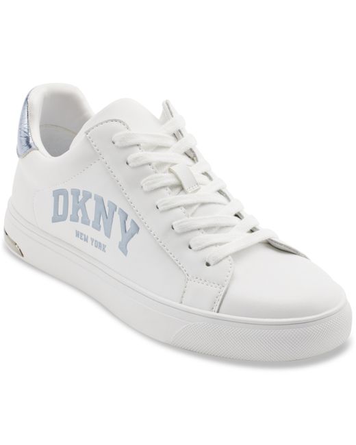 Dkny Abeni Arched-Logo Lace-Up Sneakers Celeste Blue