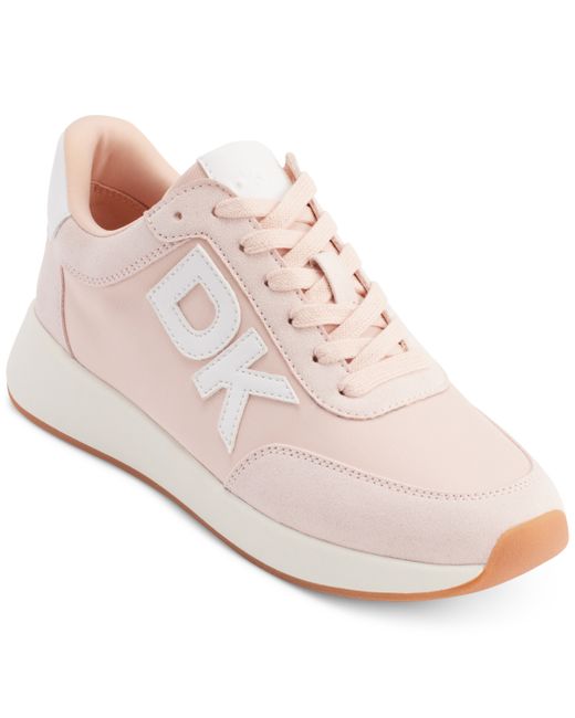 Dkny Oaks Logo Applique Athletic Lace Up Sneakers Created for