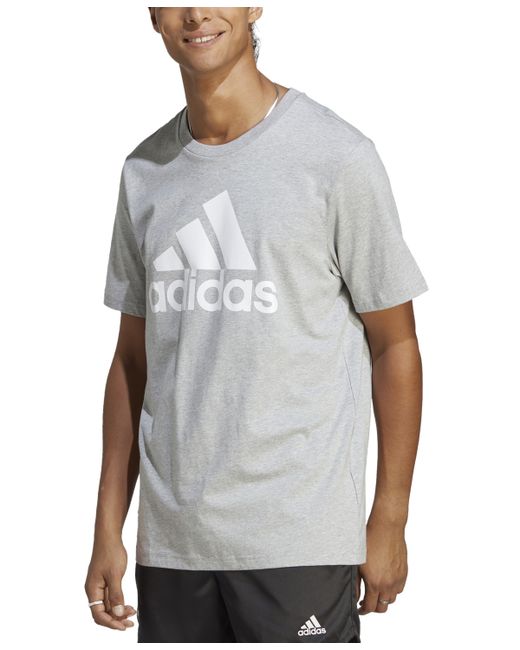 Adidas Essentials Single Jersey Big Logo Short Sleeve Crewneck T-Shirt