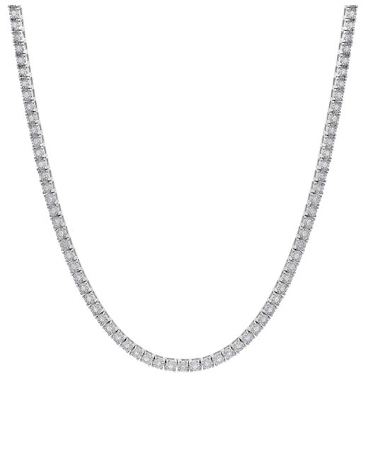 Macy's Diamond 24 Tennis Necklace 4 ct. t.w. Sterling