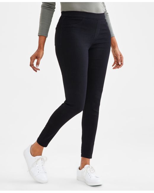 Style & Co Womens Mid-Rise Pull-On Jeggings Created for