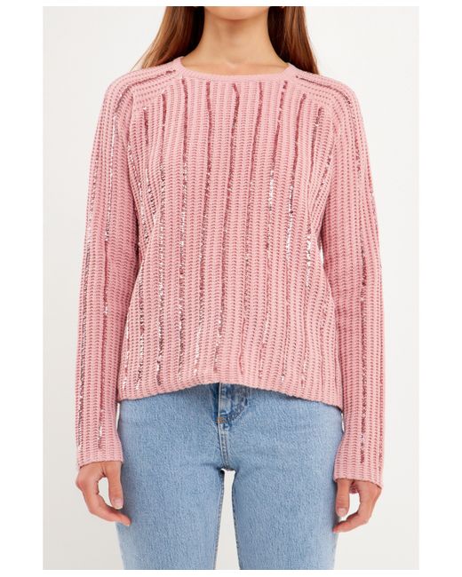 Endless Rose Sequins Detail Sweater