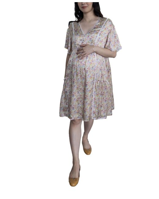 Emilia George Maternity Printed Hannah Dress