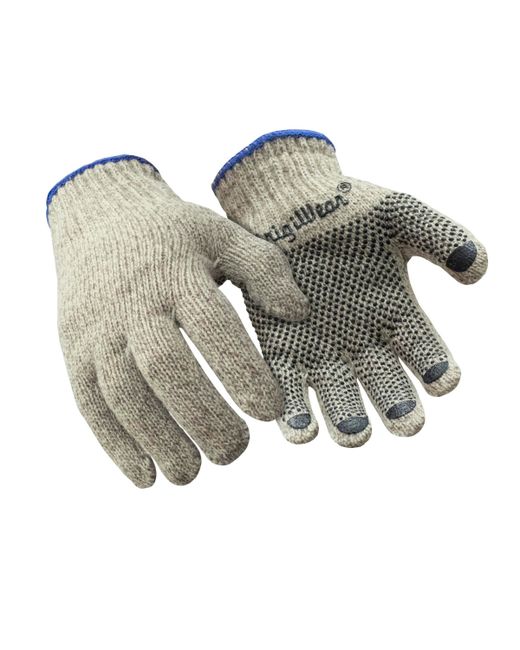 Refrigiwear Warm Ragg Wool Pvc Dot Grip Work Gloves Pack of 12 Pairs