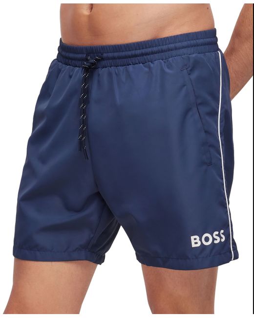 Hugo Boss Boss by Quick-Drying Logo Swim Shorts