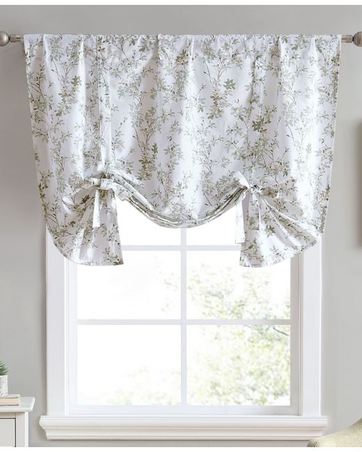 Laura Ashley Lindy Tie Up Pole Top Valance 50 x 25