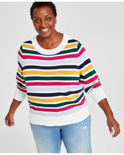 Style & Co Plus Novelty Pullover Sweater Created for