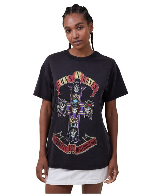 Cotton On Oversized Fit Guns N Roses T-shirt B