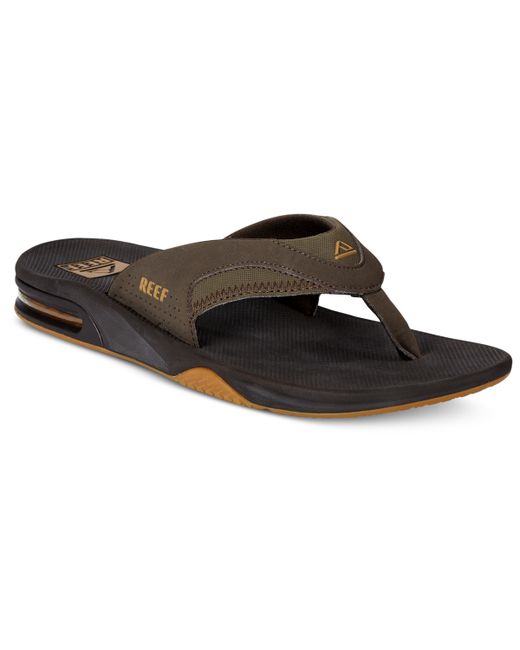 Reef Fanning Thong Sandals with Bottle Opener