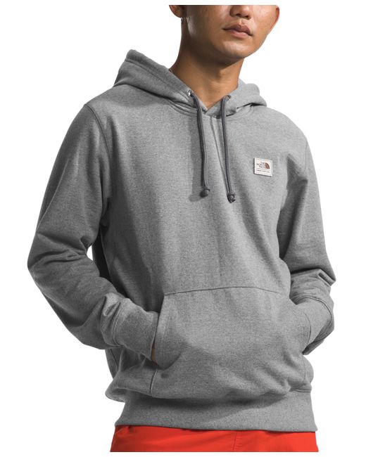 The North Face Heritage-Like Patch Pullover Hooded Sweatshirt White