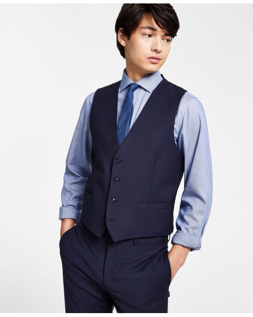 Calvin Klein Slim-Fit Wool Infinite Stretch Suit Vest