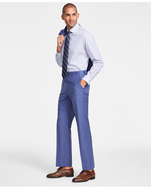 Michael Kors Classic-Fit Pinstripe Wool Stretch Suit Pants