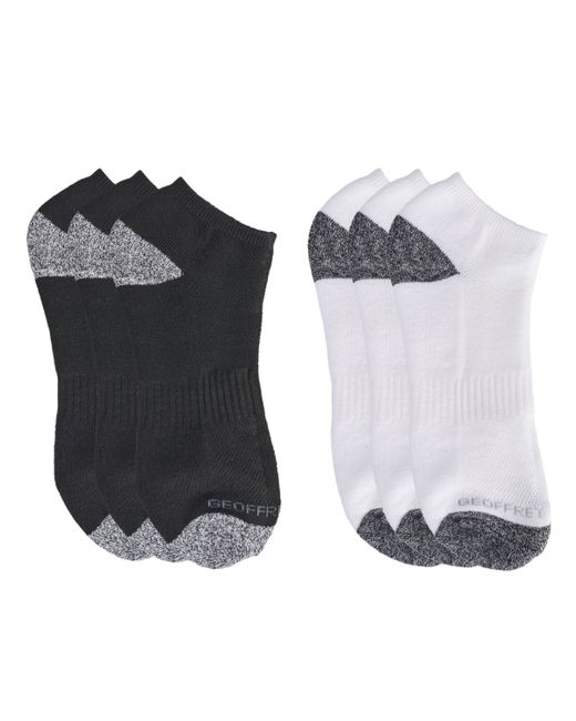 Geoffrey Beene Cushioned Low Cut Socks Pack of 6 White