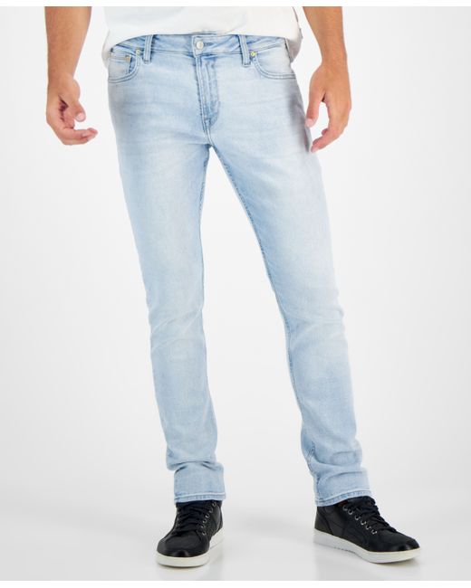 Guess Light-Wash Slim Tapered Fit Jeans