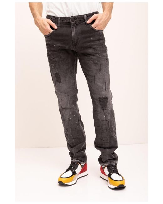 Ron Tomson Modern Distressed Denim Jeans