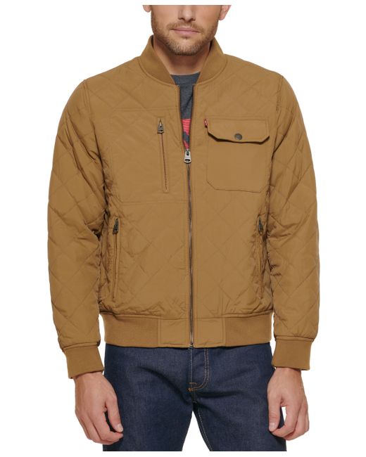 Levi's Regular-Fit Diamond-Quilted Bomber Jacket