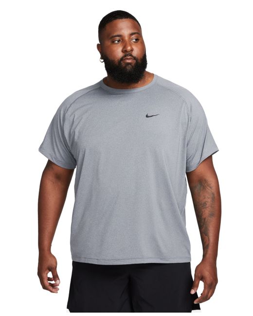 Nike Relaxed-Fit Dri-fit Short-Sleeve Fitness T-Shirt heather/