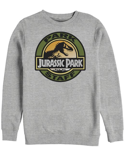 Fifth Sun Jurassic Park Staff Retro Logo Crewneck Fleece