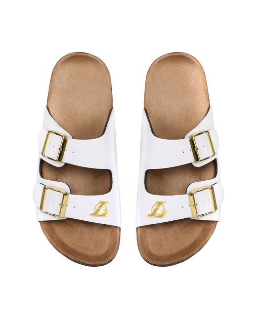 Foco Los Angeles Lakers Double-Buckle Sandals